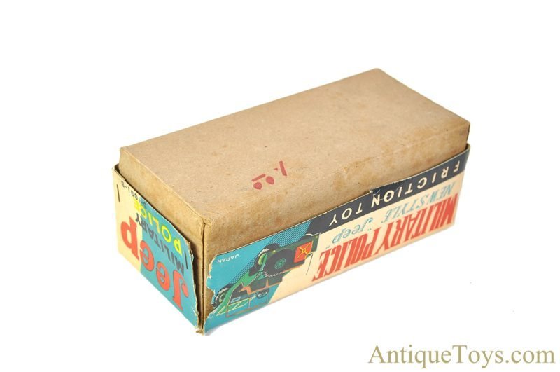 SSS Shioji & Co. Tin Lithographed Friction #S-1091-S "Jeep: Military Police" in Box <FONT COLOR="ff000 ">*SOLD*</font> - Image 11