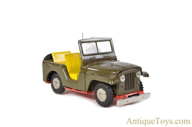 SSS Shioji & Co. Tin Lithographed Friction #S-1091-S "Jeep: Military Police" in Box <FONT COLOR="ff000 ">*SOLD*</font> - Image 2