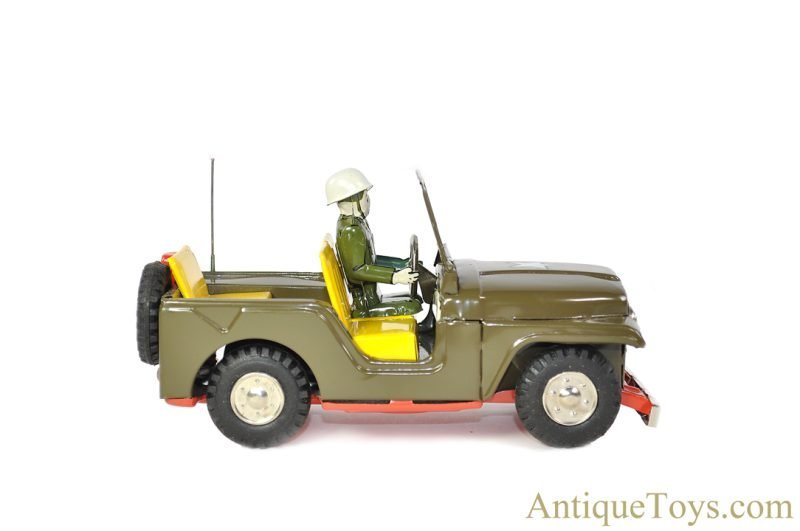 SSS Shioji & Co. Tin Lithographed Friction #S-1091-S "Jeep: Military Police" in Box <FONT COLOR="ff000 ">*SOLD*</font> - Image 3