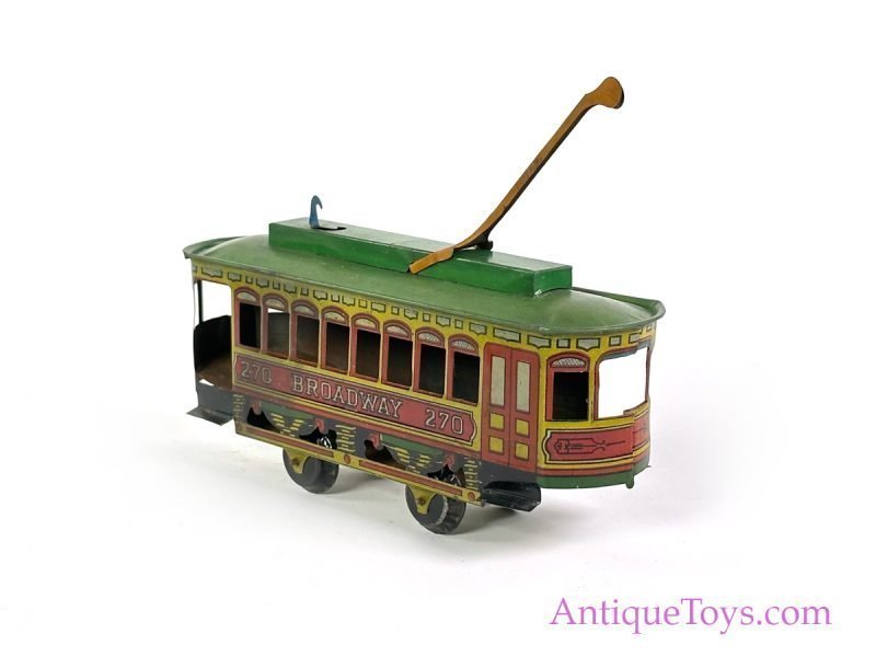 Chein ca. 1920 Tin Lithographed #270 Trolley <FONT COLOR="ff000 ">*SOLD*</font> - Image 6