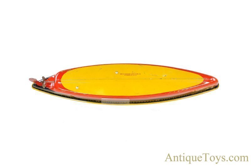Wolverine Tin Lithographed Windup No. 93 "Luxury Liner" S.S. Wolverine <FONT COLOR="ff000 ">*SOLD*</font> - Image 6