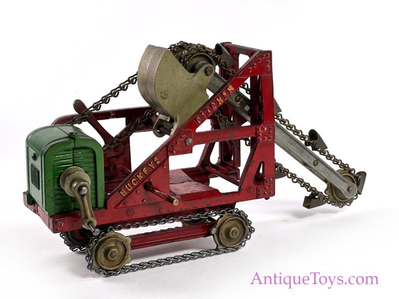 Kenton Toys ca. 1930s Cast Iron Buckeye Ditcher Deluxe 12" <FONT COLOR="ff000 ">*SOLD*</font>