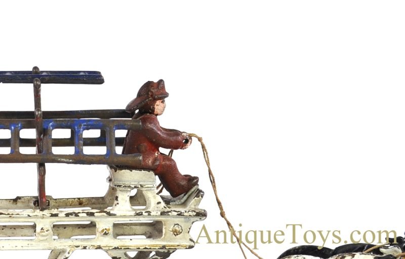 Dent ca. 1910 Cast Iron No. 147-3 Horse Drawn Hook & Ladder Fire Engine 28" <FONT COLOR="ff000 ">*SOLD*</font> - Image 10