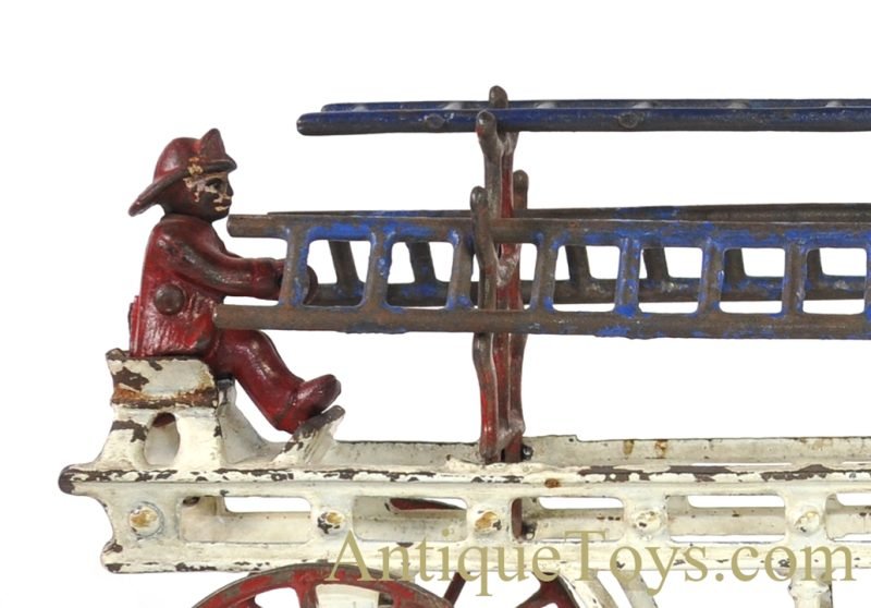 Dent ca. 1910 Cast Iron No. 147-3 Horse Drawn Hook & Ladder Fire Engine 28" <FONT COLOR="ff000 ">*SOLD*</font> - Image 11