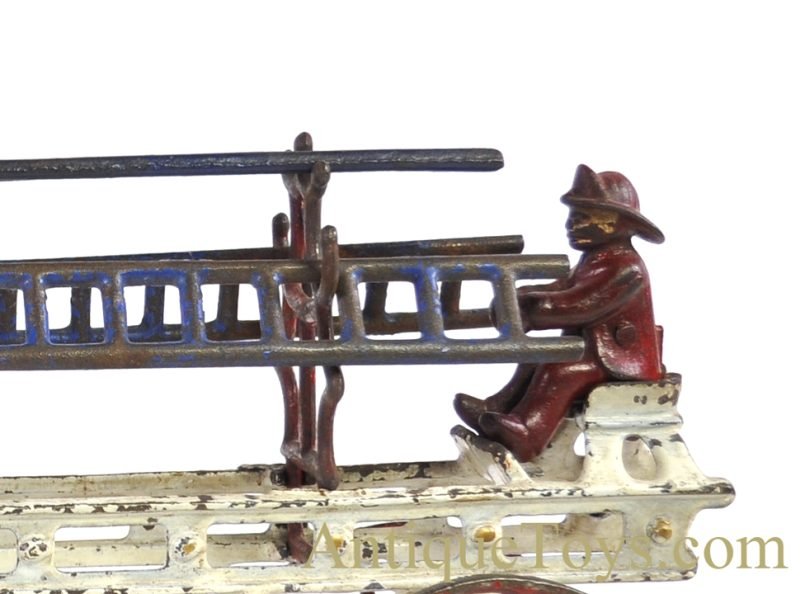 Dent ca. 1910 Cast Iron No. 147-3 Horse Drawn Hook & Ladder Fire Engine 28" <FONT COLOR="ff000 ">*SOLD*</font> - Image 5