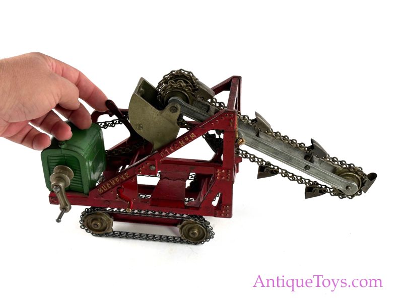Kenton Toys ca. 1930s Cast Iron Buckeye Ditcher Deluxe 12" <FONT COLOR="ff000 ">*SOLD*</font> - Image 4