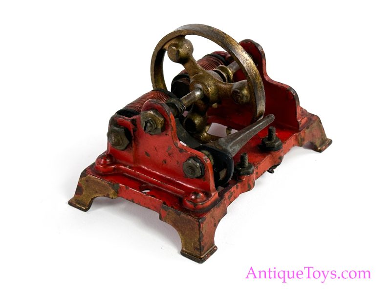 Hawekotte & Klausmann ca. 1908 Cast Iron Electric Motor <FONT COLOR="ff000 ">*SOLD*</font> - Image 9