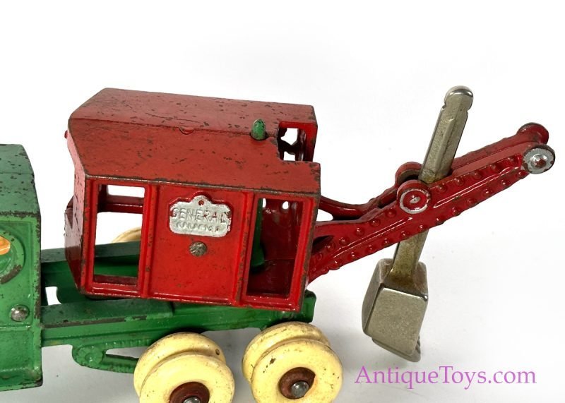 Hubley Cast Iron General Steam Shovel <FONT COLOR="ff000 ">*SOLD*</font> - Image 4
