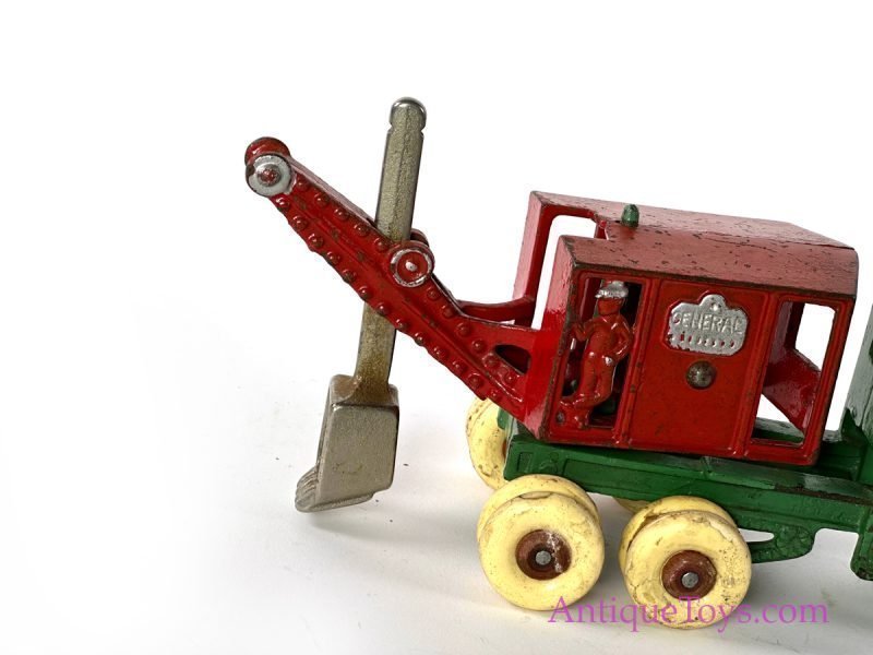 Hubley Cast Iron General Steam Shovel <FONT COLOR="ff000 ">*SOLD*</font> - Image 7