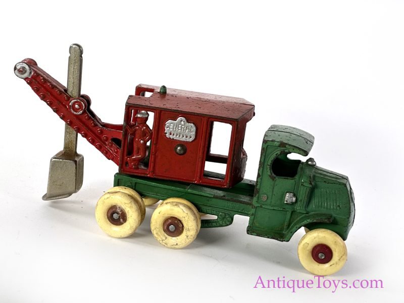 Hubley Cast Iron General Steam Shovel <FONT COLOR="ff000 ">*SOLD*</font>
