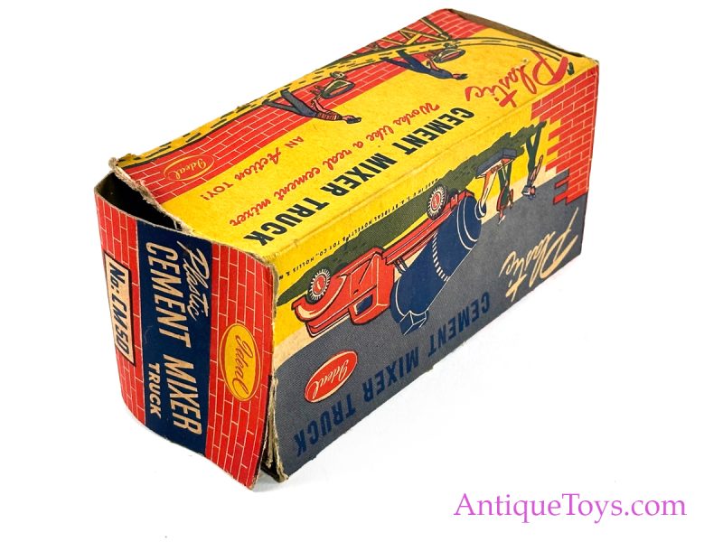 Ideal Plastics Cement Truck Toy with Box for Sale - Image 3
