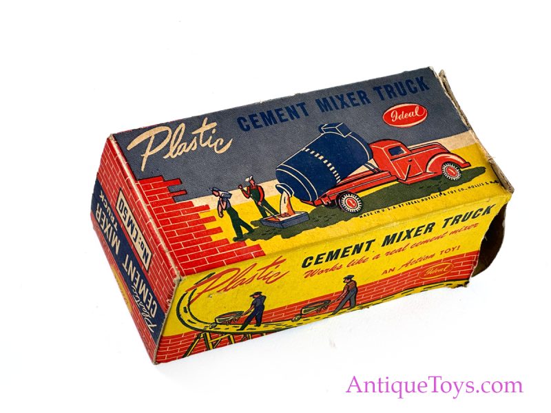 Ideal Plastics Cement Truck Toy with Box for Sale - Image 4