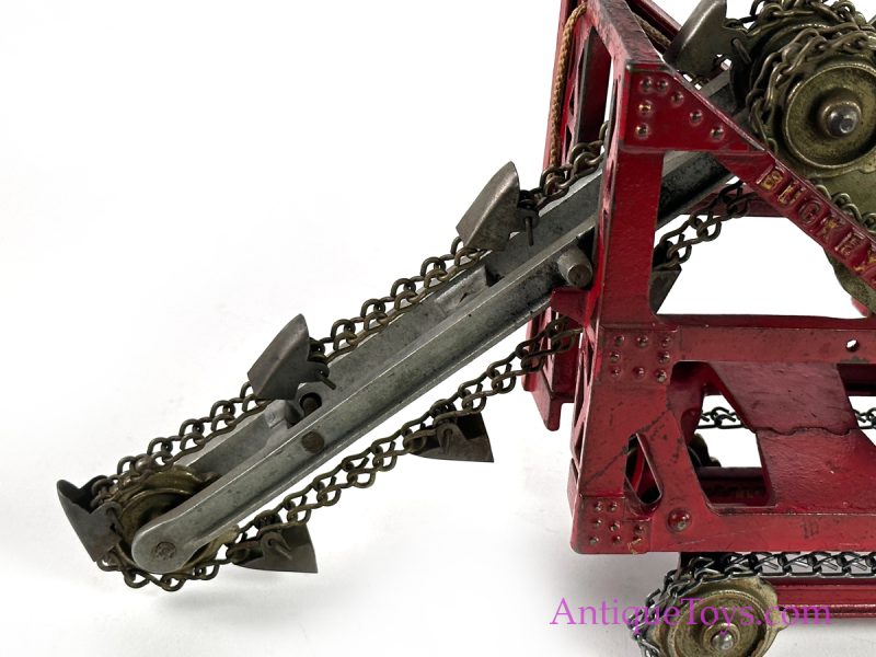 Kenton Toys ca. 1930s Cast Iron Buckeye Ditcher Deluxe 12" <FONT COLOR="ff000 ">*SOLD*</font> - Image 10