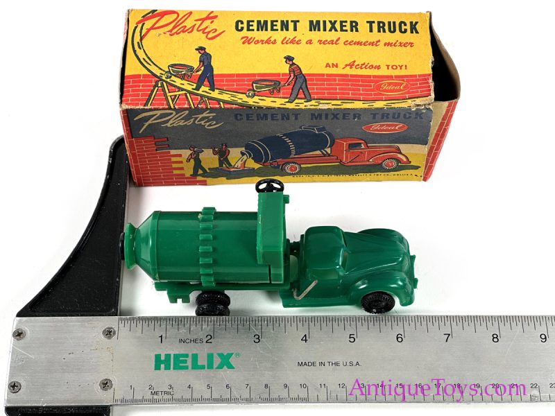 Ideal Plastics Cement Truck Toy with Box for Sale - Image 14