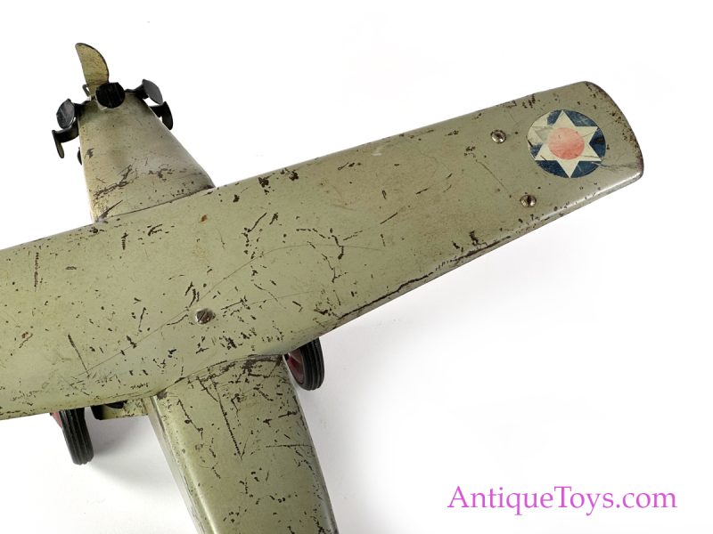 Steelcraft Pressed Steel Lindy Style Airplane <FONT COLOR="ff000 ">*SOLD*</font> - Image 11