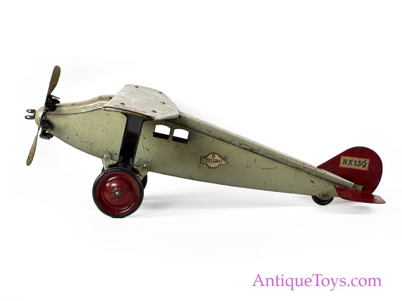 Steelcraft Pressed Steel Lindy Style Airplane <FONT COLOR="ff000 ">*SOLD*</font>