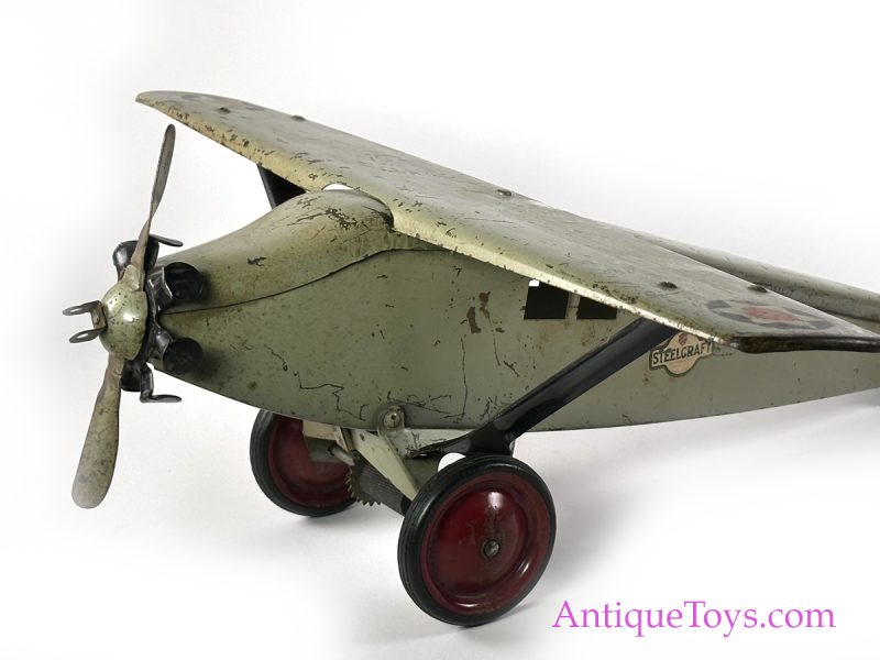Steelcraft Pressed Steel Lindy Style Airplane <FONT COLOR="ff000 ">*SOLD*</font> - Image 13
