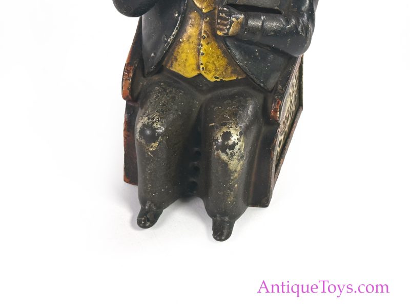 J. & E. Stevens Co. Cast Iron No. 230 Tammany Bank "Little Fat Man" Mechanical Bank <FONT COLOR="ff000 ">*SOLD*</font> - Image 4