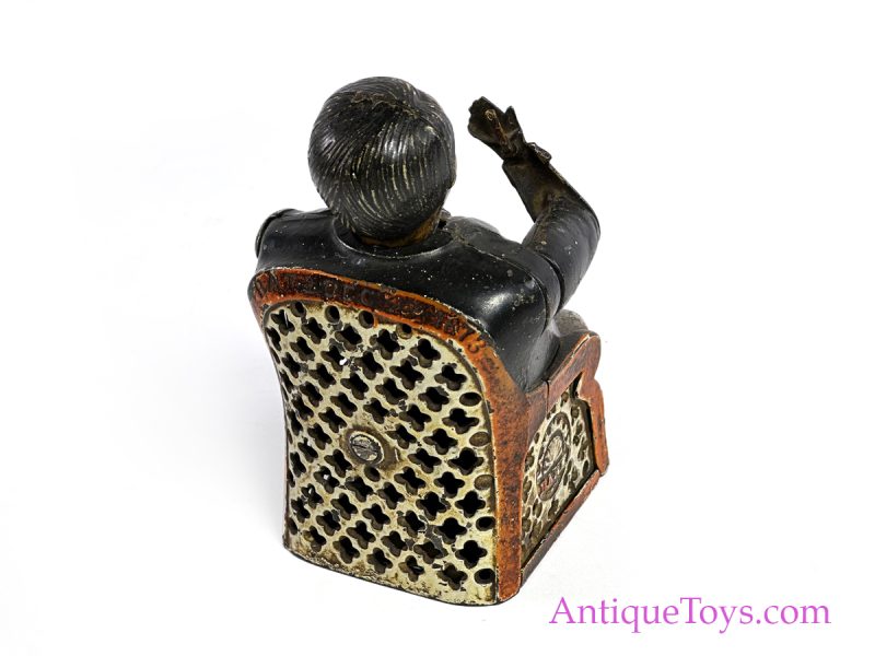 J. & E. Stevens Co. Cast Iron No. 230 Tammany Bank "Little Fat Man" Mechanical Bank <FONT COLOR="ff000 ">*SOLD*</font> - Image 8