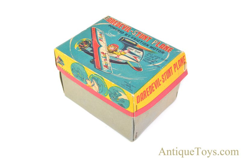 ALPS Tin Lithographed Friction "Daredevil-Stunt Plane" in Box <FONT COLOR="ff000 ">*SOLD*</font> - Image 5
