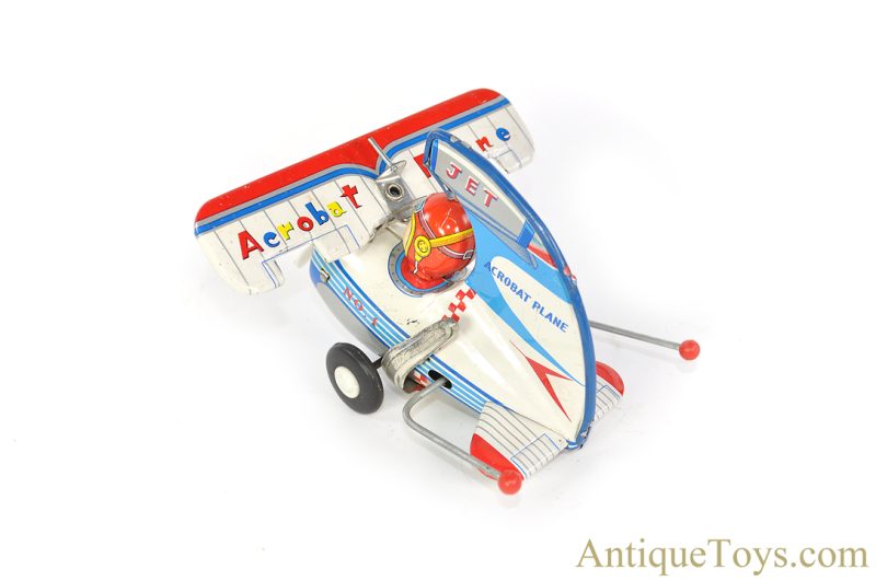 ALPS Tin Lithographed Friction "Daredevil-Stunt Plane" in Box <FONT COLOR="ff000 ">*SOLD*</font> - Image 2