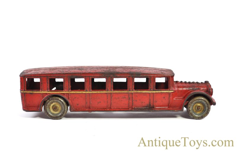 Arcade Cast Iron Red "Fageol Safety Coach" 12.25" Bus <FONT COLOR="ff000 ">*SOLD*</font> - Image 2