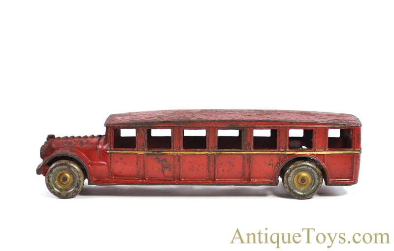 Arcade Cast Iron Red "Fageol Safety Coach" 12.25" Bus <FONT COLOR="ff000 ">*SOLD*</font> - Image 3