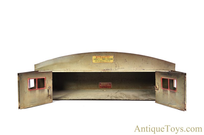 Buddy L Pressed Steel No. 510 "Buddy L Airways Corp" Airplane Hangar <FONT COLOR="ff000 ">*SOLD*</font> - Image 2