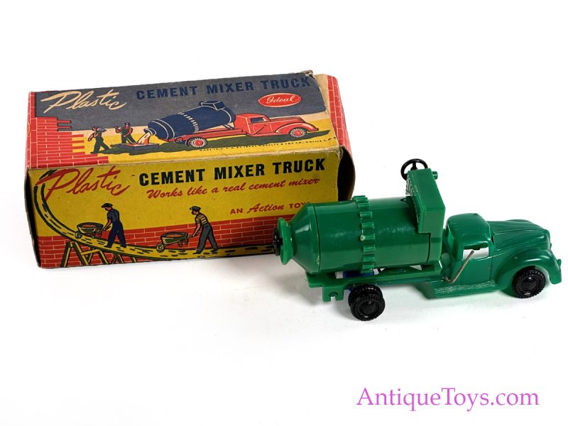 Ideal Plastics Cement Truck Toy with Box for Sale - Image 12