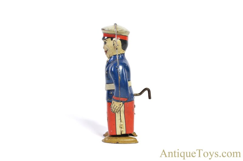 J. Chein Tin Lithographed Windup Walking Marine Soldier <FONT COLOR="ff000 ">*SOLD*</font> - Image 4