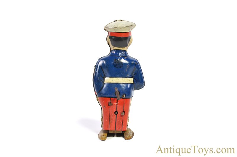 J. Chein Tin Lithographed Windup Walking Marine Soldier <FONT COLOR="ff000 ">*SOLD*</font> - Image 5