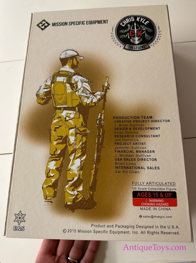 Easy and Simple DELUXE Chris Kyle "The Legend" V3 Navy Seal Team 3 1/6 Figure <FONT COLOR="ff000 ">*SOLD*</font> - Image 3