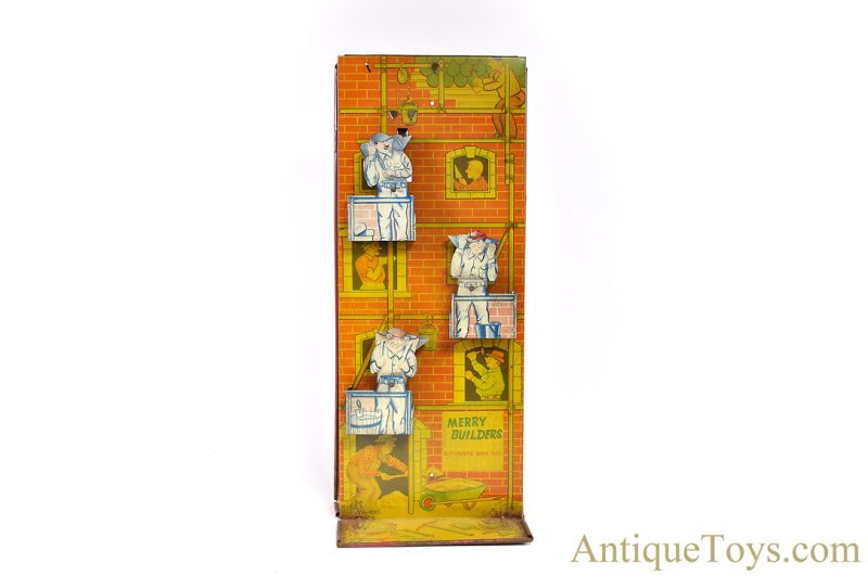 Codeg Productions Tin Lithographed "Merry Builders Automatic Sand Toy" <FONT COLOR="ff000 ">*SOLD*</font> - Image 2