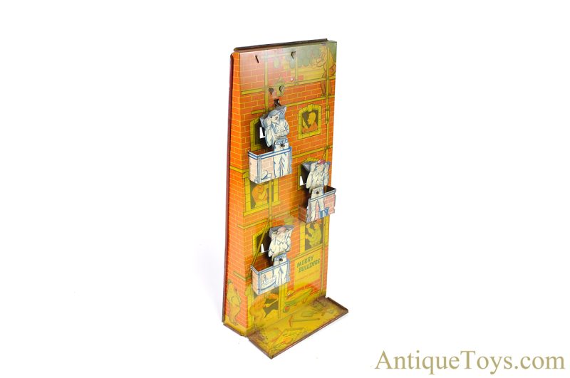 Codeg Productions Tin Lithographed "Merry Builders Automatic Sand Toy" <FONT COLOR="ff000 ">*SOLD*</font> - Image 4