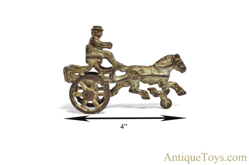 Dent ca. 1910 Cast Iron #122 Pony Cart 4" <FONT COLOR="ff000 ">*SOLD*</font> - Image 6