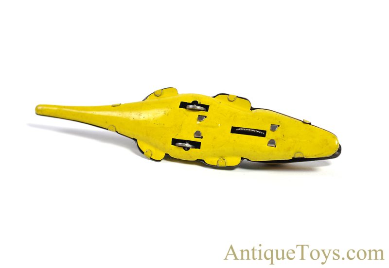 Gama Toys Tin Lithographed Windup No. 8 Krokodil Sparkling Crocodile for Sale - Image 6