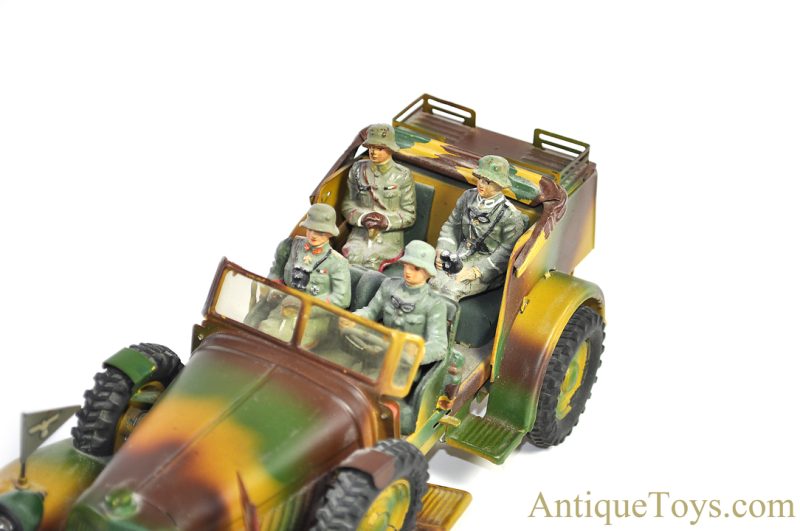 Lineol Model Toys Tin Hand-Painted Windup Camouflage Ultra Rare Funkwagen Radio Car <FONT COLOR="ff000 ">*SOLD*</font> - Image 9