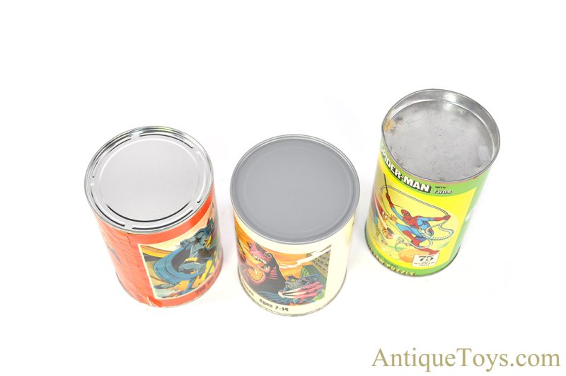 Three Vintage Superhero Puzzle Sets Sealed in Cans Spider-Man, Thor, Batman, Superman <FONT COLOR="ff000 ">*SOLD*</font> - Image 5