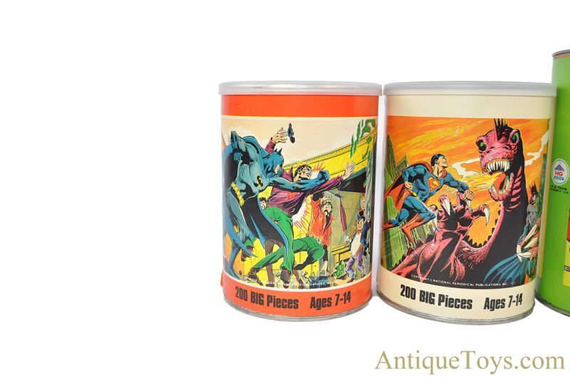 Three Vintage Superhero Puzzle Sets Sealed in Cans Spider-Man, Thor, Batman, Superman <FONT COLOR="ff000 ">*SOLD*</font> - Image 4