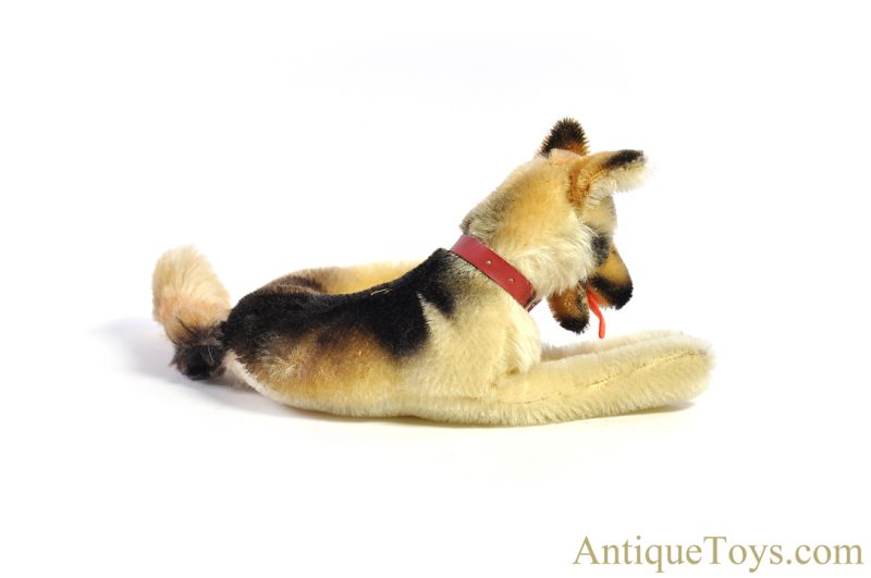 Steiff Excelsior Stuffed Mohair Large Laying Down "Arco" German Shepard with Button <FONT COLOR="ff000">*SOLD*</font> - Image 3