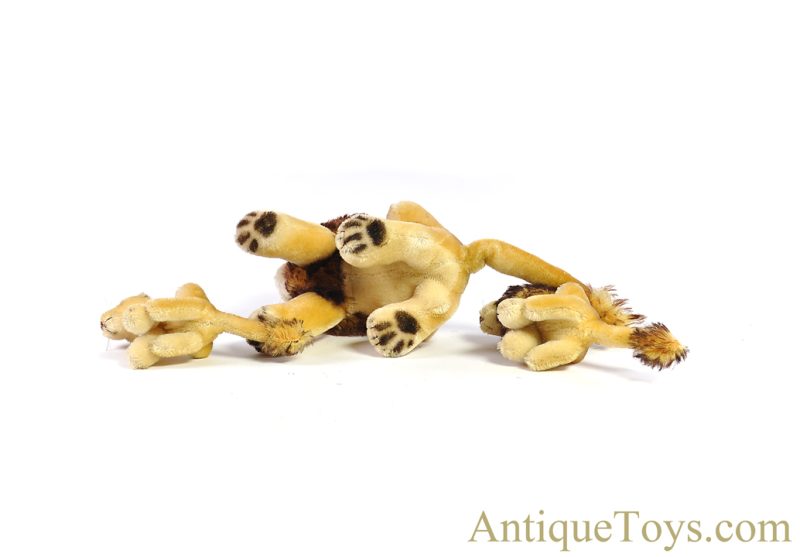 Steiff Excelsior Stuffed Mohair Large Sitting Leo Lion, Small Leo Lion, & Small Lea Lioness <FONT COLOR="ff000">*SOLD*</font> - Image 8