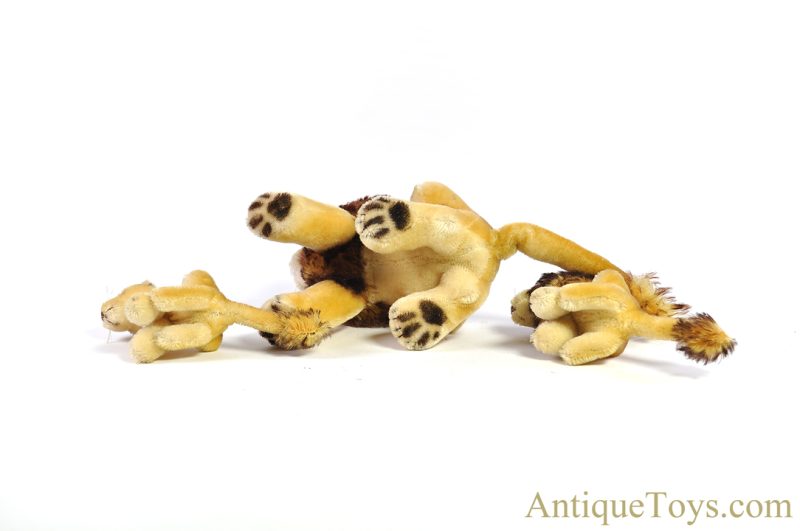 Steiff Excelsior Stuffed Mohair Large Sitting Leo Lion, Small Leo Lion, & Small Lea Lioness <FONT COLOR="ff000">*SOLD*</font> - Image 7