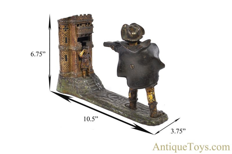 J.E. Stevens Co. Cast Iron No. 331 "William Tell" Mechanical Bank <FONT COLOR="ff000 ">*SOLD*</font> - Image 8