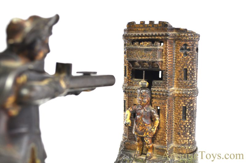 J.E. Stevens Co. Cast Iron No. 331 "William Tell" Mechanical Bank <FONT COLOR="ff000 ">*SOLD*</font> - Image 7