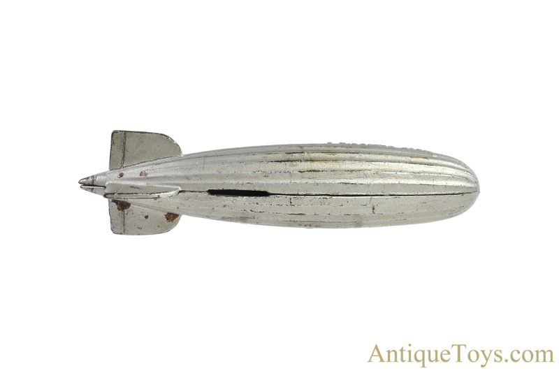A.C. Williams ca. 1920s-1934 Cast Iron Graf Zeppelin Bank Still Penny Coin Bank <FONT COLOR="ff000 ">*SOLD*</font> - Image 3