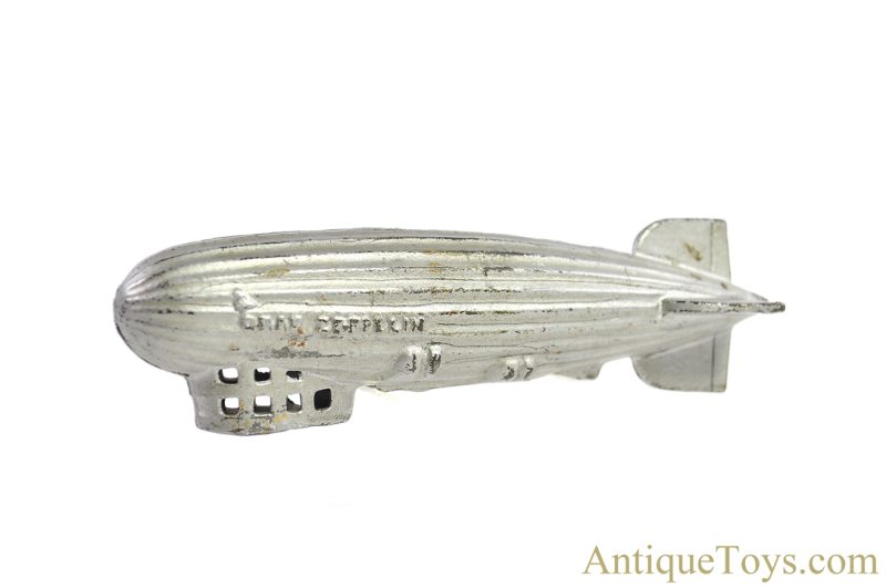 A.C. Williams ca. 1920s-1934 Cast Iron Graf Zeppelin Bank Still Penny Coin Bank <FONT COLOR="ff000 ">*SOLD*</font> - Image 5