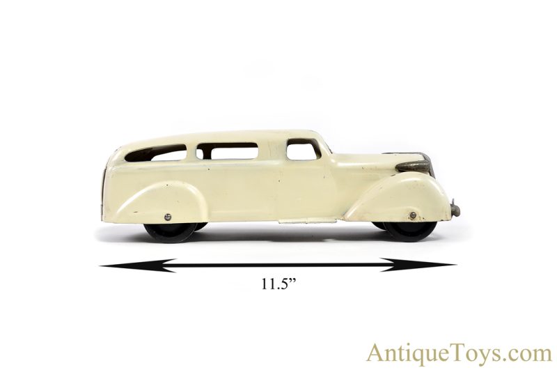 Wyandotte Toys ca. 1930's Pressed Steel Ambulance <FONT COLOR="ff000 ">*SOLD*</font> - Image 8