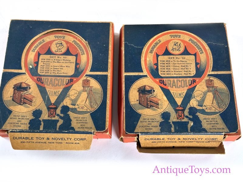 Durable Toys Duracolor Popeye Uncle Sam’s Projector and the Durotone Talkie System Kit from FAO Schwarz <FONT COLOR="ff000 ">*SOLD*</font> - Image 4