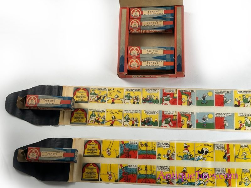 Durable Toys Duracolor Popeye Uncle Sam’s Projector and the Durotone Talkie System Kit from FAO Schwarz <FONT COLOR="ff000 ">*SOLD*</font> - Image 10