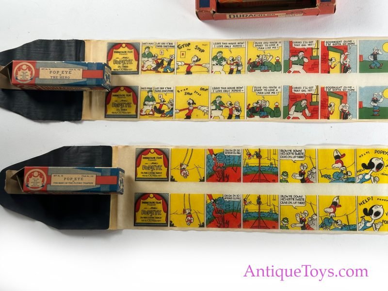 Durable Toys Duracolor Popeye Uncle Sam’s Projector and the Durotone Talkie System Kit from FAO Schwarz <FONT COLOR="ff000 ">*SOLD*</font> - Image 8